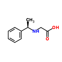 N-[(1R)-1-Phenylethyl]glycine Structure