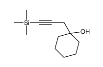 1-(3-trimethylsilylprop-2-ynyl)cyclohexan-1-ol Structure