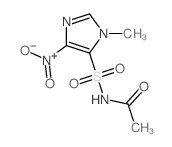 Acetamide,N-[(1-methyl-4-nitro-1H-imidazol-5-yl)sulfonyl]- Structure