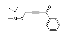 4-[tert-butyl(dimethyl)silyl]oxy-1-phenylbut-2-yn-1-one Structure