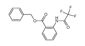 benzyl 2-(2,2,2-trifluoroacetamido)benzoate结构式