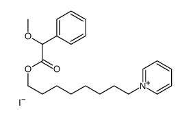 8-pyridin-1-ium-1-yloctyl (2S)-2-methoxy-2-phenylacetate,iodide结构式