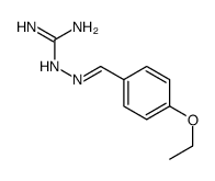 2-[(E)-(4-ethoxyphenyl)methylideneamino]guanidine结构式