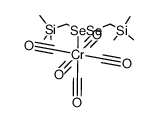[bis(trimethylsilylmethyl) diselenide-Se]pentacarbonylchromium(0) Structure