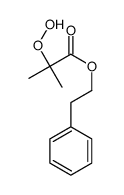 2-phenylethyl 2-hydroperoxy-2-methylpropanoate Structure