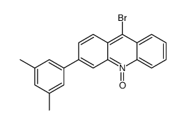 9-bromo-3-(3,5-dimethylphenyl)-10-oxidoacridin-10-ium Structure