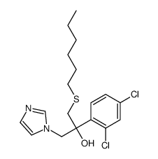 1H-Imidazole-1-ethanol, alpha-(2,4-dichlorophenyl)-alpha-((hexylthio)m ethyl)- picture