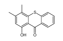 1-hydroxy-3,4-dimethylthioxanthen-9-one结构式