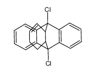 9,10-dichloro-11,12,13,14-tetrahydro-9,10[1',2']-benzenoanthracene Structure