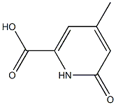 4-methyl-6-oxo-1,6-dihydropyridine-2-carboxylic acid Structure