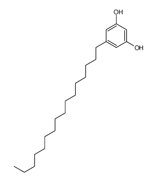 5-hexadecylbenzene-1,3-diol Structure