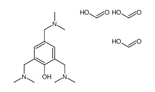 formic acid, compound with 2,4,6-tris[(dimethylamino)methyl]phenol (3:1) Structure