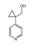 (1-pyridin-4-yl-cyclopropyl)methanol Structure