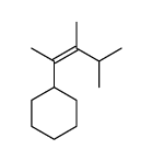 3,4-dimethylpent-2-en-2-ylcyclohexane结构式