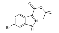 tert-butyl 6-bromo-indazole-3-carboxylate Structure