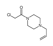 Piperazine, 1-(chloroacetyl)-4-(2-propenyl)- (9CI) Structure