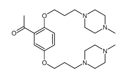 1-[2,5-bis[3-(4-methylpiperazin-1-yl)propoxy]phenyl]ethanone Structure