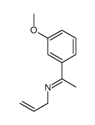 1-(3-methoxyphenyl)-N-prop-2-enylethanimine Structure