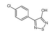 4-(4-chlorophenyl)-1,2,5-thiadiazol-3-one Structure