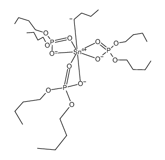 butyltin tris(dibutyl phosphate) Structure