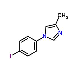 1-(4-Iodophenyl)-4-methyl-1H-imidazole结构式