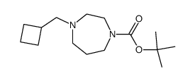 1-Boc-4-(cyclobutylmethyl)-1,4-diazepane structure