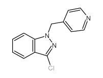 3-CHLORO-1-PYRIDIN-4-YLMETHYL-1H-INDAZOLE structure