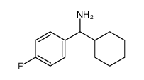 <(4-fluorophenyl)cyclohexylmethyl>amine结构式