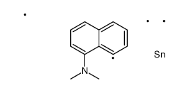 N,N-dimethyl-8-trimethylstannylnaphthalen-1-amine结构式
