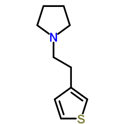 1-[2-(3-Thienyl)ethyl]pyrrolidine Structure