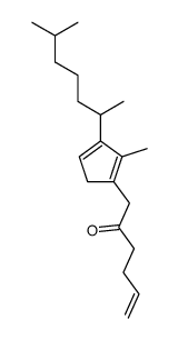 2-oxo-1-<2-methyl-3-(1,5-dimethylhexyl)cyclopentadienyl>-5-hexene Structure
