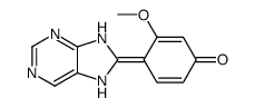 4-(7,9-dihydropurin-8-ylidene)-3-methoxycyclohexa-2,5-dien-1-one Structure