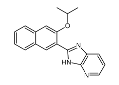 2-(3-propan-2-yloxynaphthalen-2-yl)-1H-imidazo[4,5-b]pyridine Structure