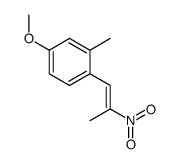4-methoxy-2-methyl-1-(2-nitroprop-1-enyl)benzene Structure