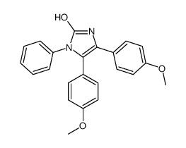 4,5-bis(4-methoxyphenyl)-3-phenyl-1H-imidazol-2-one Structure