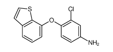 4-(1-benzothiophen-7-yloxy)-3-chloroaniline Structure