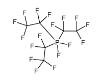 difluoro-tris(1,1,2,2,2-pentafluoroethyl)-λ5-phosphane Structure