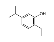 Phenol, 2-ethyl-5-isopropyl- (7CI)结构式