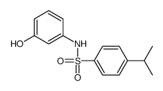 N-(3-hydroxyphenyl)-4-propan-2-ylbenzenesulfonamide结构式