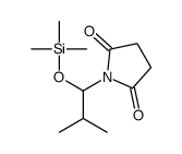 1-(2-methyl-1-trimethylsilyloxypropyl)pyrrolidine-2,5-dione Structure