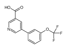 5-[3-(trifluoromethoxy)phenyl]pyridine-3-carboxylic acid Structure