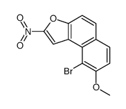9-bromo-8-methoxy-2-nitrobenzo[e][1]benzofuran结构式