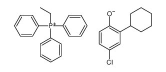 ethyltriphenylphosphonium, salt with 4-chloro-2-cyclohexylphenol (1:1) picture