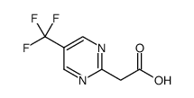 2-Pyrimidineacetic acid, 5-(trifluoromethyl) Structure