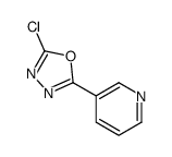 2-chloro-5-pyridin-3-yl-1,3,4-oxadiazole Structure