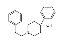 1-Phenethyl-4-phenyl-4-piperidinol结构式