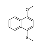 1-methoxy-4-methylsulfanylnaphthalene Structure