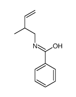 N-(2-methylbut-3-enyl)benzamide结构式