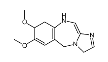 7,8-dimethoxy-5,6,7,10-tetrahydro-1H-imidazo[2,1-c][1,4]benzodiazepine结构式