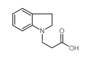 3-(INDOLIN-1-YL)PROPANOIC ACID structure